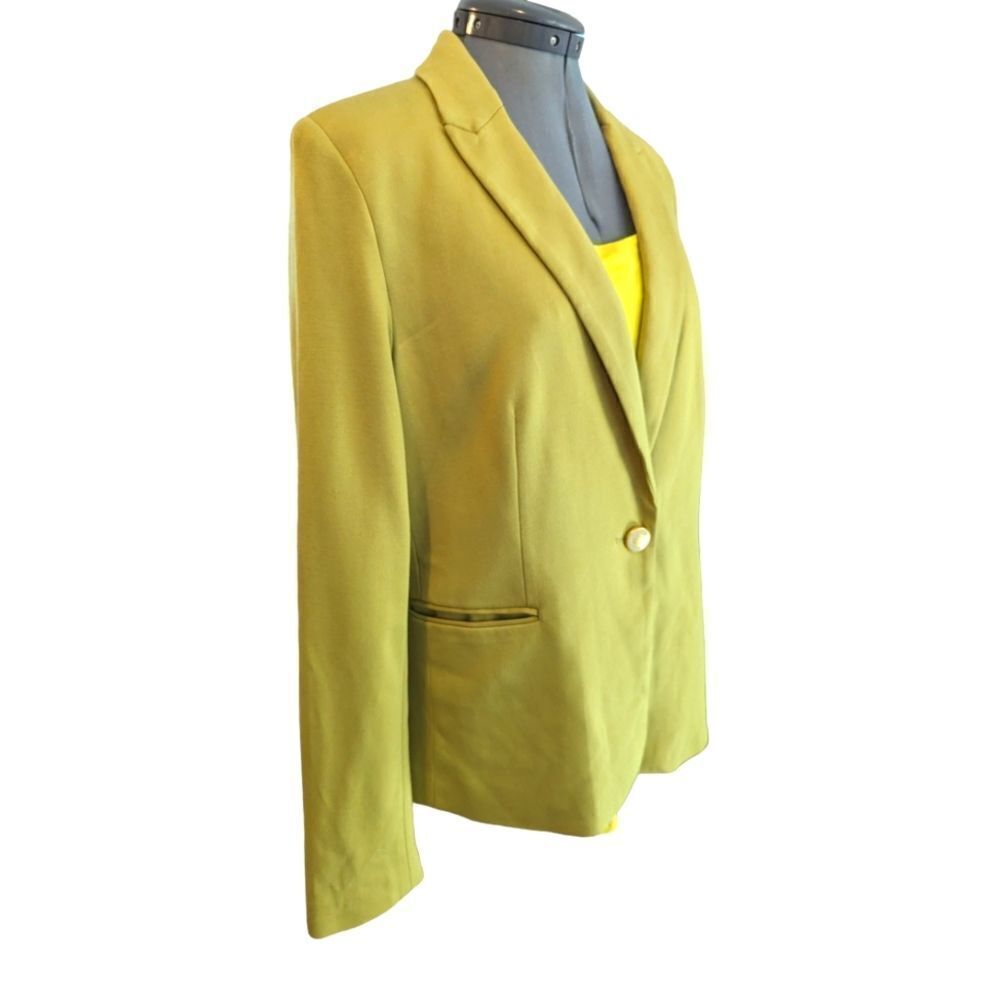 Women's philosophy green suit jacket blazer‎ size medium nwt